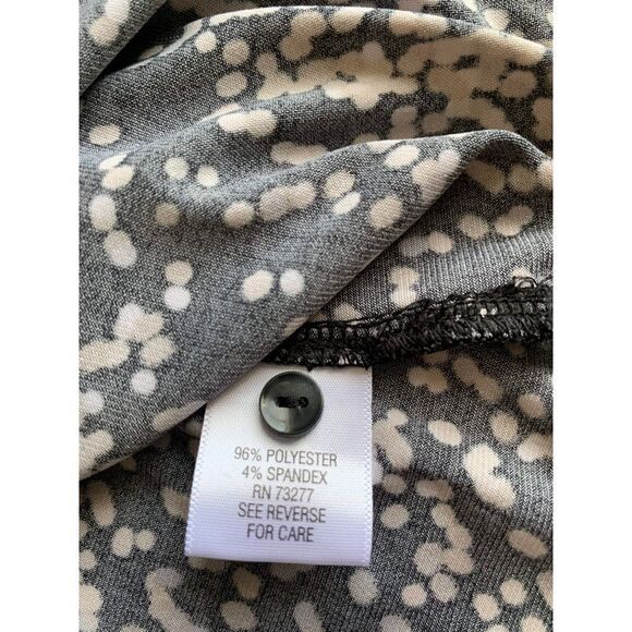 Croft & Barrow Polka Dot Blouse - Picture 4 of 14